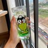 Homemade Retro Medieval Cute Penguin Glass, Cool Honeydew Soda Glass, Water Cup, Juice Cup