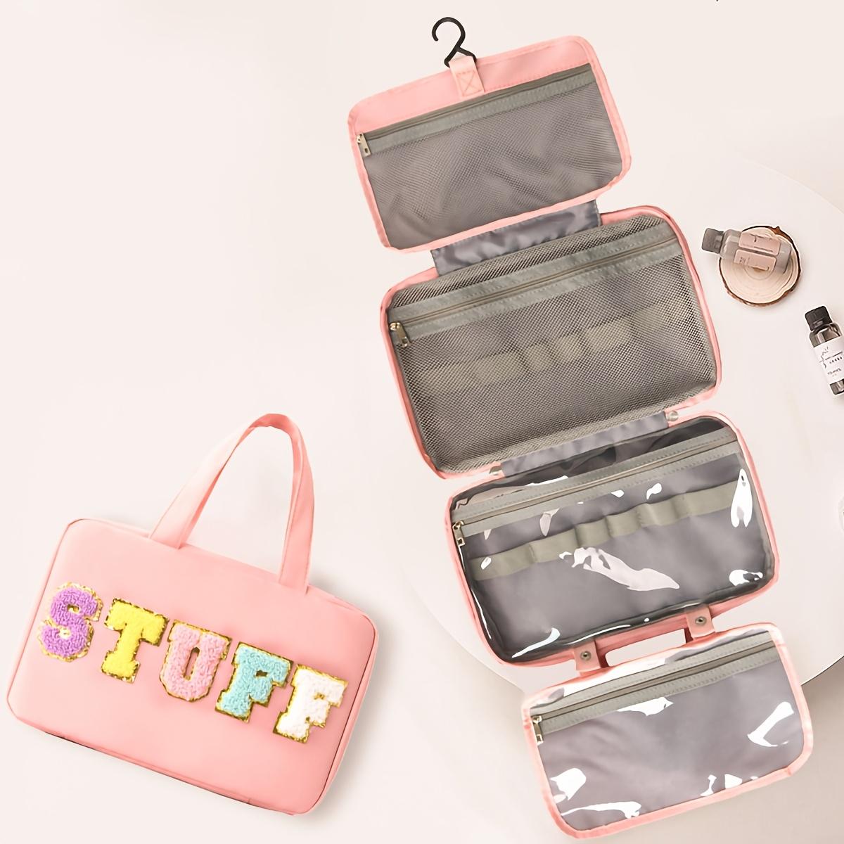 

Дорожная водонепроницаемая складная косметичка с разделением на сухую и влажную воду, косметичка для хранения косметики, большая вместительная косметичка