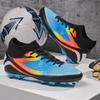 Football Sneakers for Men Professional Original Society Soccer Shoes High-top Grass Lightweight Trendy Futsal Hall Football Boot