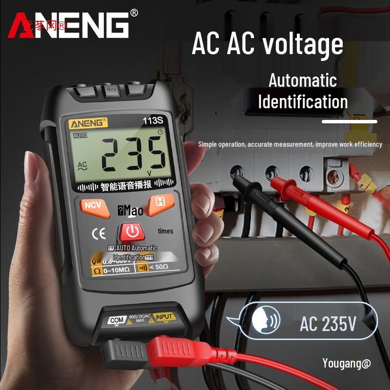 Hochpräzises digitales Smart-Multimeter für Elektriker mit Sprachansage und multifunktionalen Merkmalen