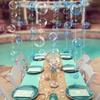 Transparent PVC Ocean Themed Party Decor 2m Party Favor Banners Bubble Hanging Banner  Kids Party