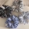 Fresh Sea Salt Striped Large Intestine Hair Tie - Versatile School Style Accessory