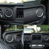 for Jeep Wrangler JL Gladiator JT 2018-2025 Dashboard Air Conditioner Vent Outlet Decoration Cover Trim Car Interior Accessories