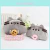 Borsa per Trucco Peluche Gatto Carino Cartone Animato Astuccio Portapenne Grande Capacità per Bambine e Adolescenti