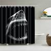 Animals Octopus Wolf Lion Seahorse Turtle Shower Curtains Bathroom Curtain Frabic Waterproof Polyester Bathroom Curtain Hooks