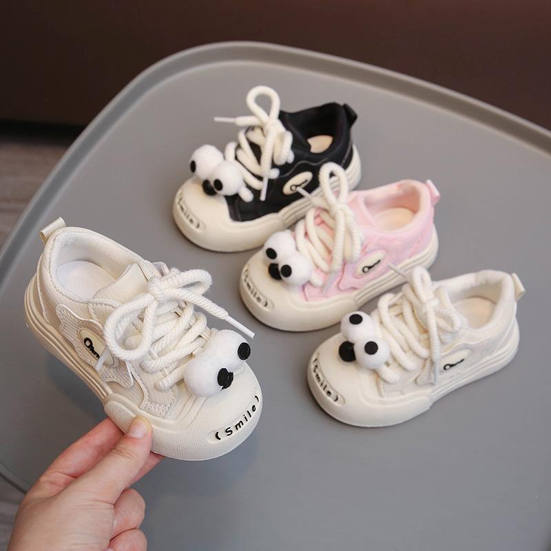 Children's Board Shoes 2025 Spring and Autumn Girls Cute Cartoon Sports Shoes Boys Single Shoes Tide Primary School Shoes Non-slip