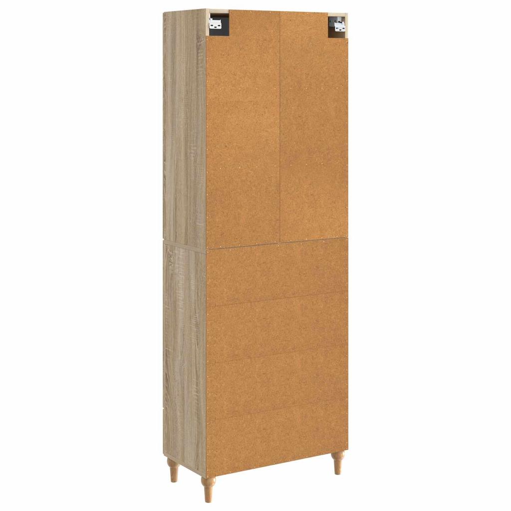 Cabinet Set 2 pcs 66 x 34.5 x 95 cm engineered wood