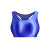 MJINM Tank Short Ultra Shiny Beautiful Dance Cropped Cropped Bra Super Race Bold Cosplay Top, Belly-Baring Top, Length, Women's Leotard, Skin,