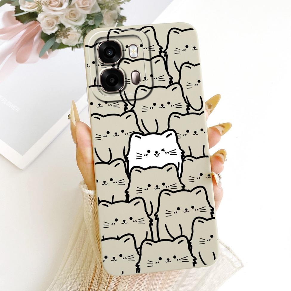 For Oppo A6s 4G CPH2815 Casing For Oppo A6s 5G CPH2789 Case Cover Luxury Fashion Cute Cartoon Funny Painted Silicone Phone Case