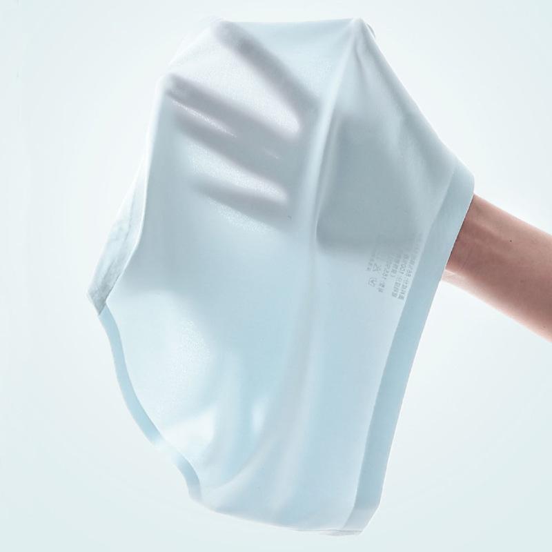 5PCS Briefs Ice Silk Seamless Underwear Women Breathable Antibacterial Crotch Thin Mid-waist Briefs