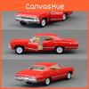 Corvette Classic Alloy Diecast Car Model With Inertia Drive For Play And Display