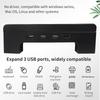 Multifunctional USB Charging Monitor Riser & Storage Rack for Desktop