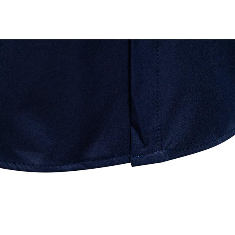 New Autumn Men's Fashion Printed Long Sleeve Shirt Solid Versatile Shirts Casual Social Wedding Party Business Office Nightclub