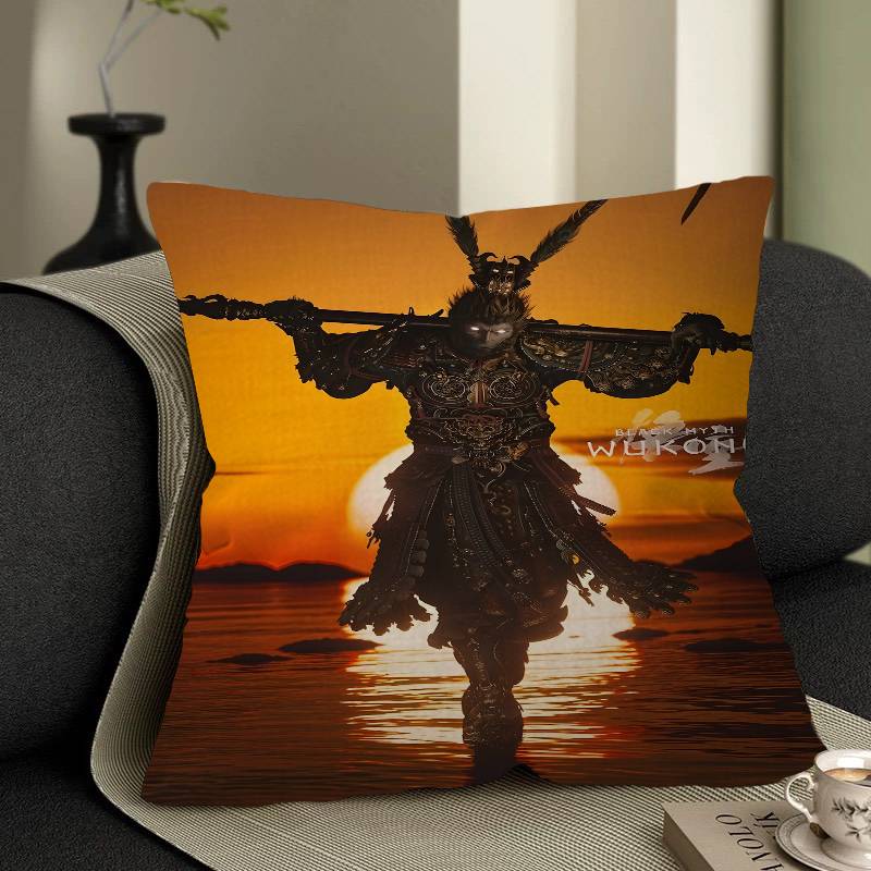 Video Game B-Black M-Myth-WuKong Pillowcases Home Bedding Decorative Pillow Cover Wedding Super Soft Pillow Case