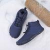 TUINANLE Winter Snow Boots Barefoot Hiking Shoes Warm Lined Booties Anti Slip Wide Toe Ankle Booties for Climbing