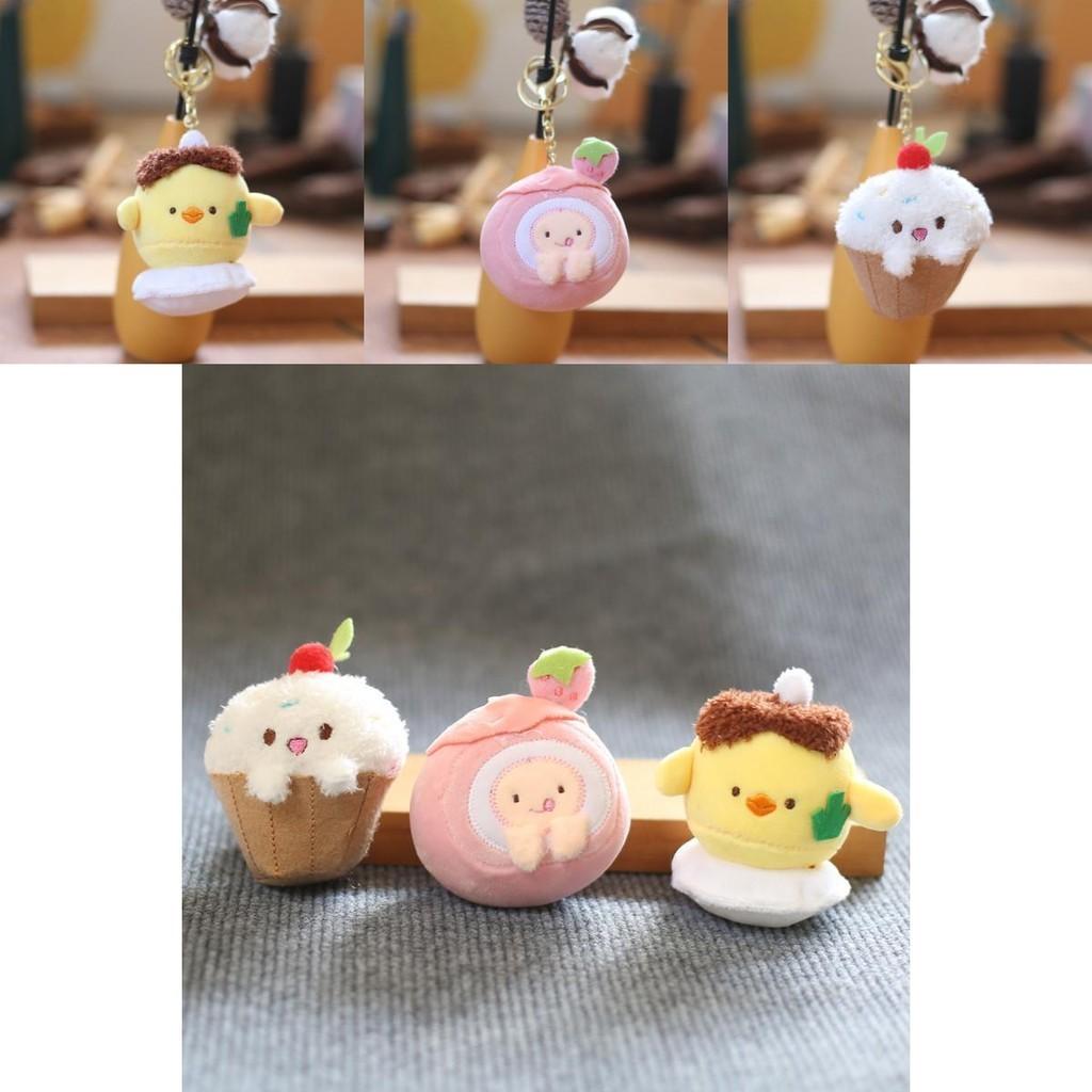 Adorable Cherry Chick Plush Toy Keychain With Soft Pp Cotton Filling Cute And Fluffy