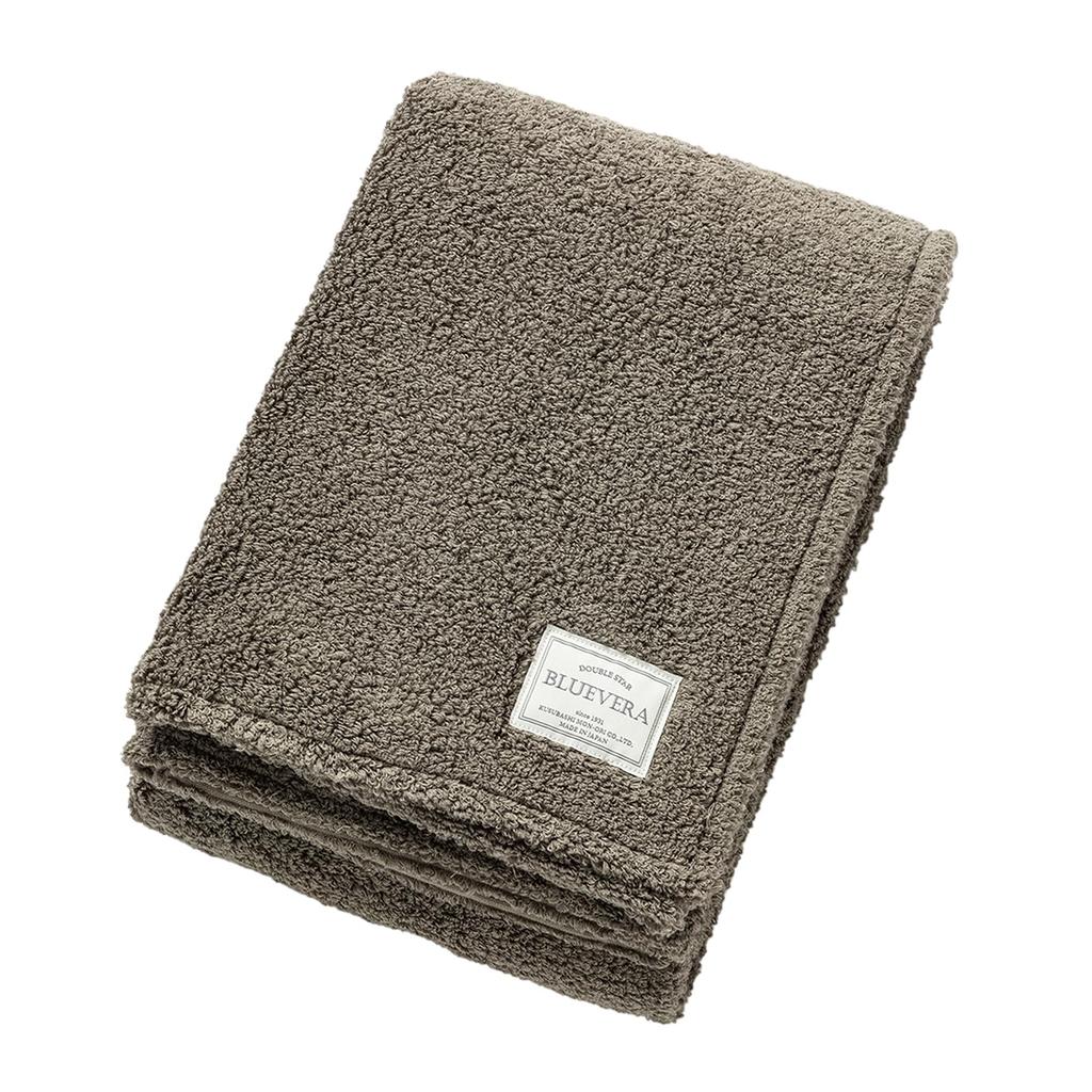 Imabari Towel "DOUBLE STAR BLUEVERA" Bath Towel, Approx. 69 X 140 Cm, Made In Japan, Taupe, 1-04116-11-CGY