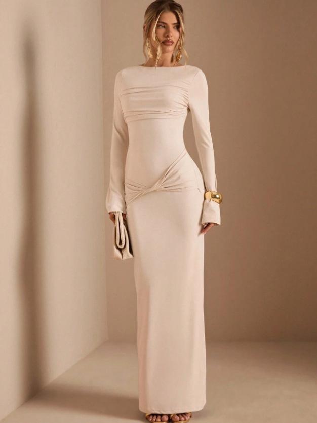 European & American Spring Style Slim Fit Elegant Long Date Dress - Bestseller 2026