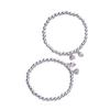 Two Lives Joy Sterling Silver S999 Lotus Pod Bead Bracelet - Pure Silver Women's Fresh Style Accessory