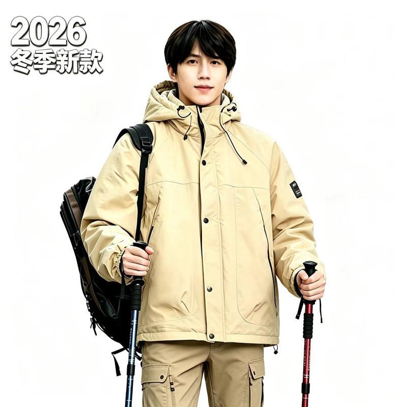 Winter graphene cotton clothes men's and women's cotton-padded clothes outdoor waterproof, cold-proof, warm and wear-resistant jacket