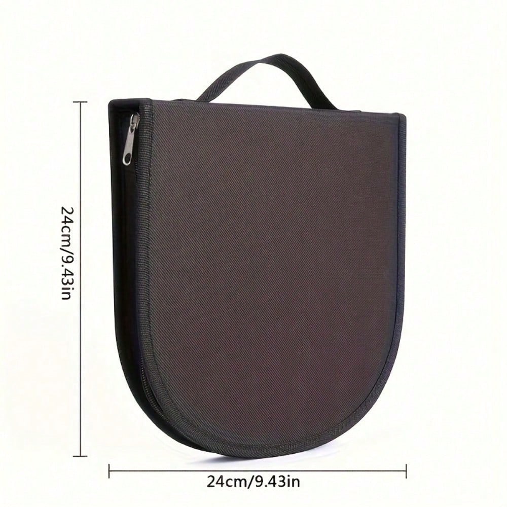 1 τεμ. Τσάντα Αποθήκευσης Μαχαιροπήρουνων από Ύφασμα Oxford, Φορητή Πτυσσόμενη Οργανωτής Μαγειρικών Σκευών Ταξιδιού, Απαραίτητα για Πικνίκ, Παραλία, Κάμπινγκ, με Φερμουάρ, Δεν περιλαμβάνονται τα μαχαιροπήρουνα