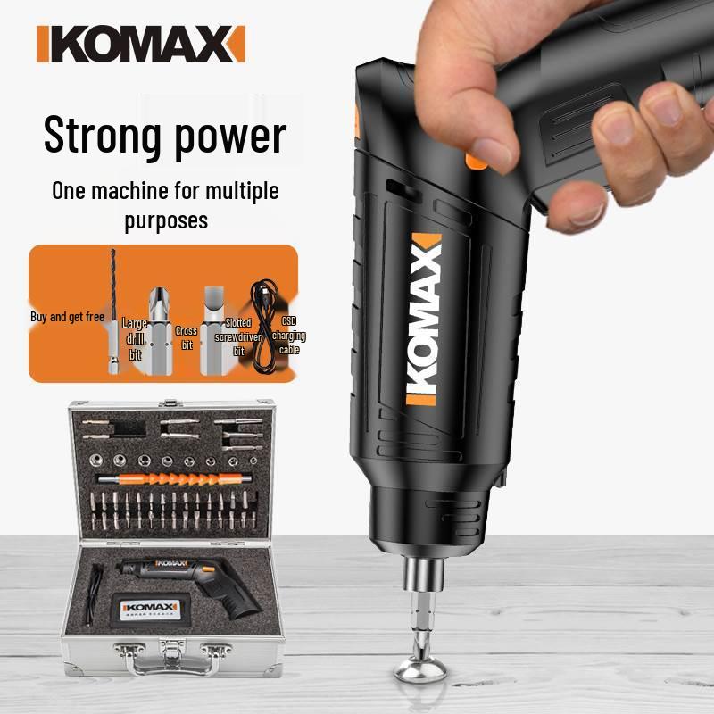 Rechargeable Mini Electric Screwdriver: Portable, Fully Automatic Hand Drill for Home Use