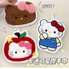Cartoon Kt Cat Hanging Hand Towel, Water-absorbing Quick-drying Thickened Hand Cloth, Bathroom, Kitchen Handkerchief, Children's Hand Cloth