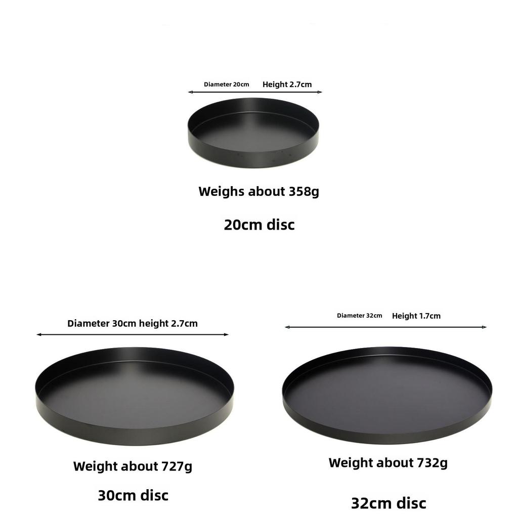 Modern Minimalist Stainless Steel Serving Plate For Hotel Coffee Tea Accessories