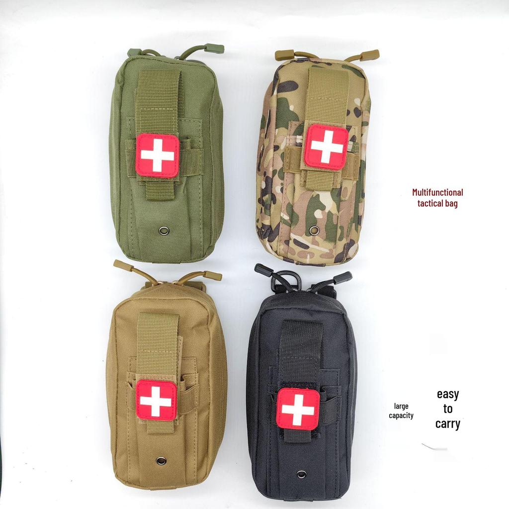 Portable Tactical MOLLE First Aid Kit Waist Bag