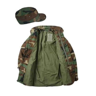 Jungle camouflage militair uniform veldjas met hoed