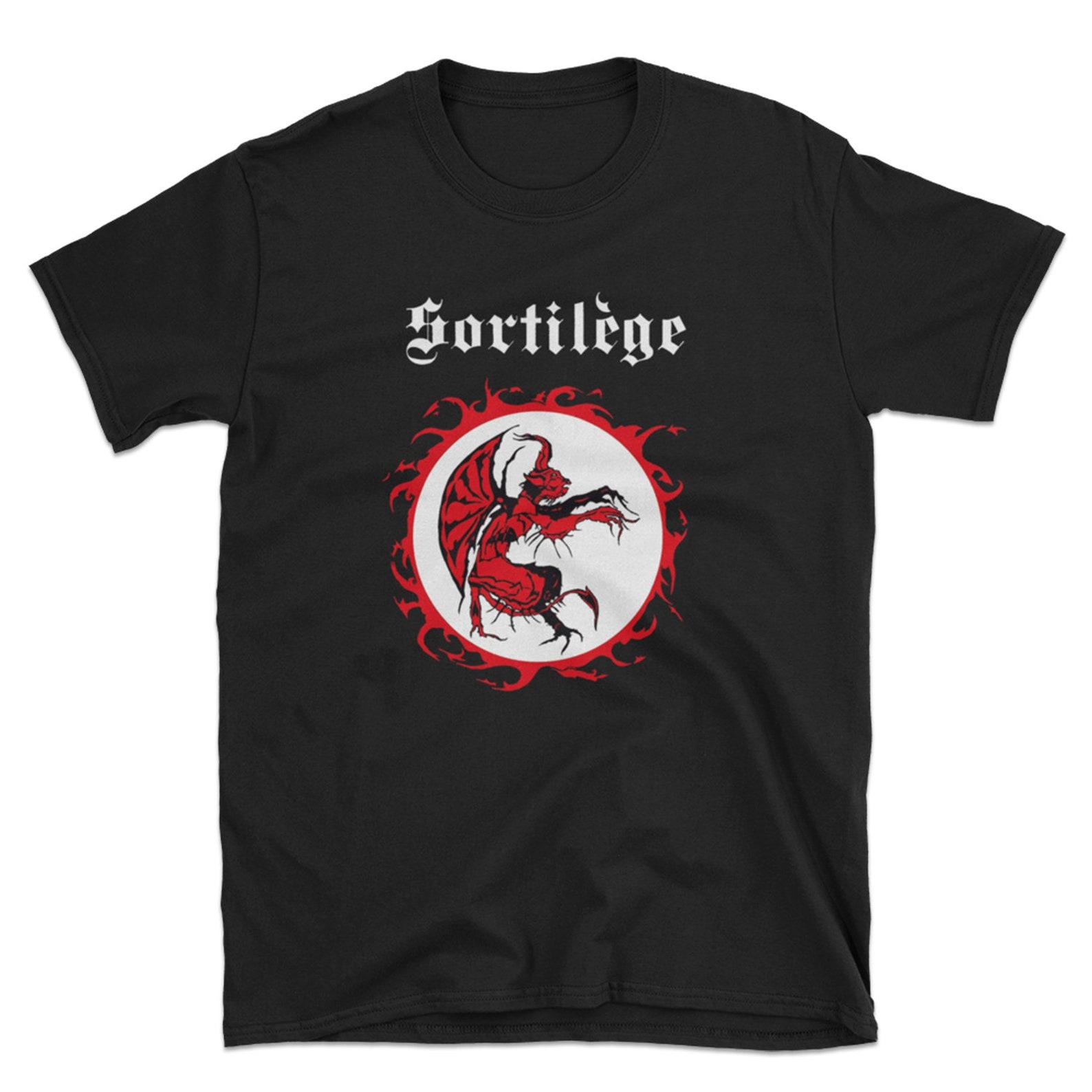 Sortilege T shirt: Vintage French Heavy Metal Band Tee 2XL