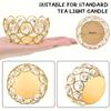 1PC Crystal Wedding Decoration High-quality Gift Safe Placement Romantic Elegant Living Room Decoration Bedroom Candle Vessel