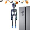 Skeleton Fridge Magnets Halloween Poseable Skeleton Decorative Magnets Cool Skull Decor Funny Spooky Stickers Party Supplies