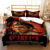 Tony Montana Scarfaces Printed Bed Set Duvet Cover Pillowcase Bedding Set Bed Linen Sheet Quilt Cover Full Queen King Size