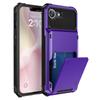 For iPhone 16e Phone Cover PC+TPU Dual Layer Back Case with Card Holder