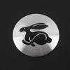 4pcs 56mm Car Wheel Center Hub Cap Stickers For Peugeot For VW GTI Polo Passat B6 B7 B8 Golf Jetta ID.3 Beetle CC MK7 MK8 Tiguan