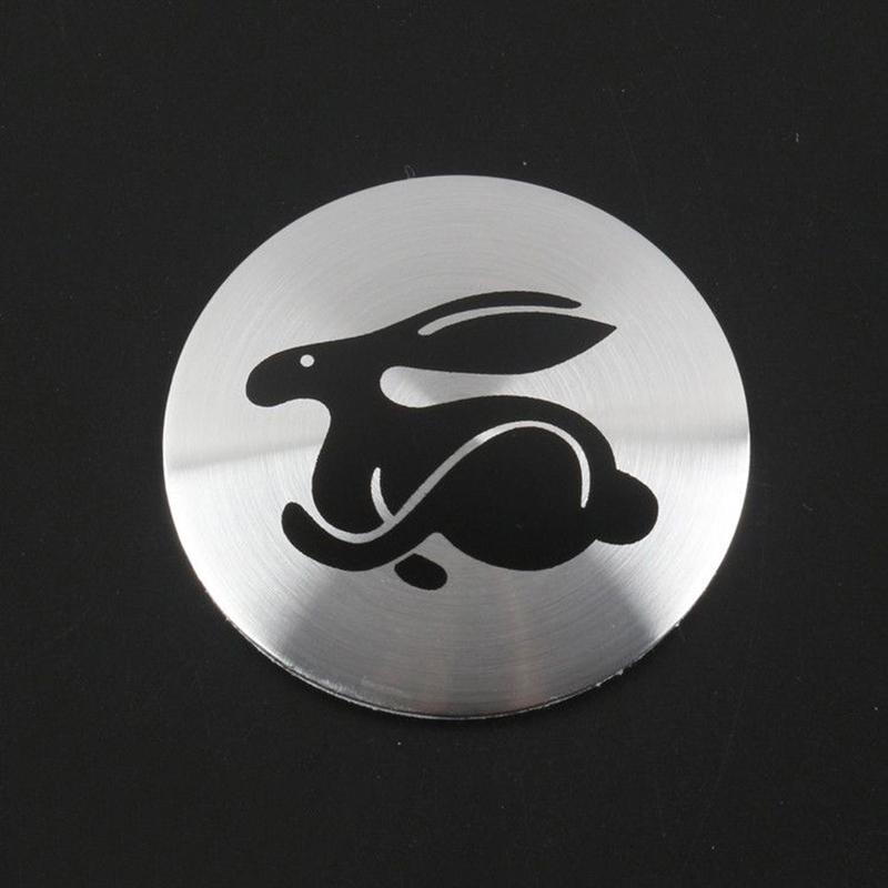 4pcs 56mm Car Wheel Center Hub Cap Stickers For Peugeot For VW GTI Polo Passat B6 B7 B8 Golf Jetta ID.3 Beetle CC MK7 MK8 Tiguan