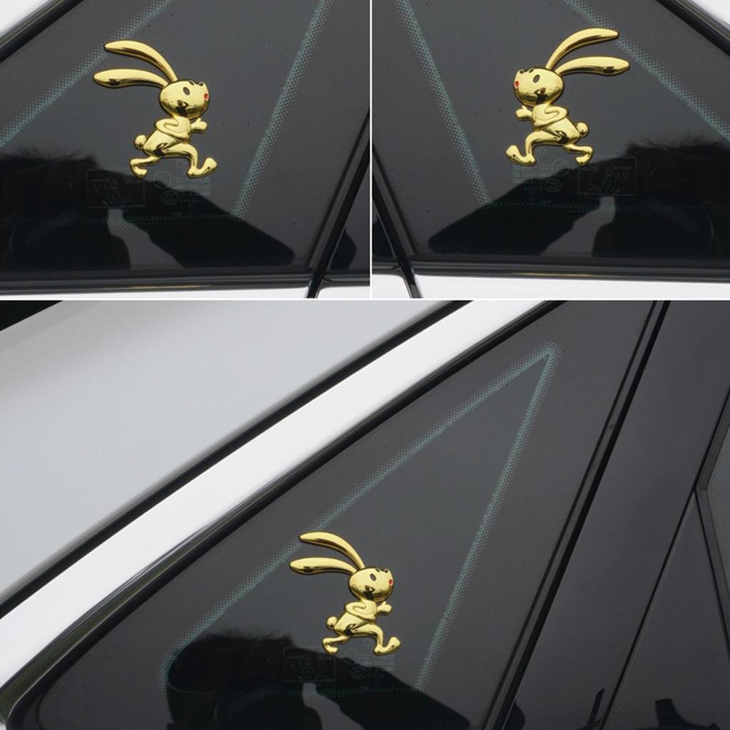 Vziguhk Rabbit Car Sticker, Rabbit Car Decal, Cute Animal Auto Window Adhesive Decoration |