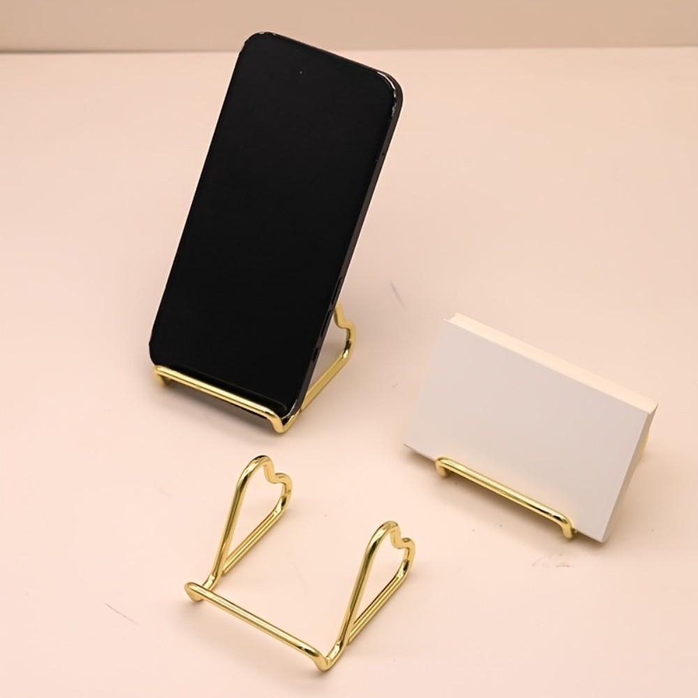 Multifunctional Business Card Holder Heart Shape Card Display Stand Name Card Stand Front Desk