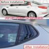 For KIA Optima K5 2011 2012 2013 2014 2015 ABS Plastic Rear Window Quarter Louver Cover Side Vent Trim Car Adhesive Accessories