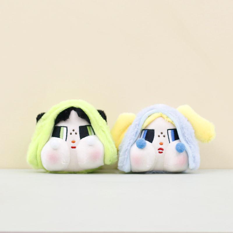Adorable Cute Plush Keychain Doll With Chubby Cheeks In Multiple Colors 10-15cm