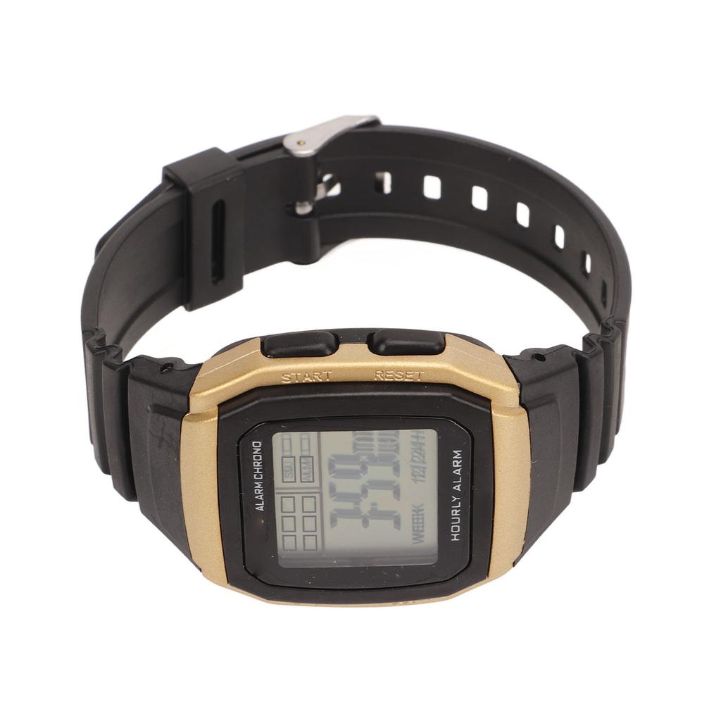 Sport Digital Watch Multifunction Shockproof Waterproof Retro Digital Chronograph Watch for Students Men