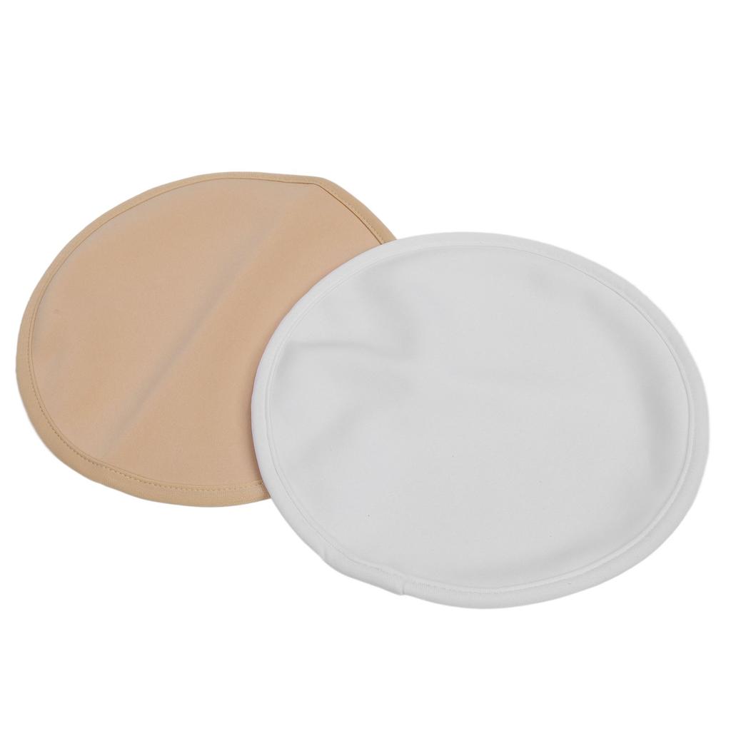 4PCS Castor Oil Breast Pack Wrap Washable Reusable Less Mess Breast Nursing Pads for Fibrocystic Breasts