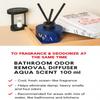 100ml Aqua Fresh Badezimmer Deodorierender Diffusor – Intensive Geruchskontrolle & Meeresduft