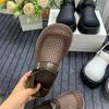 Thick-soled Two-wear Hollow Mesh Shoes Women's Single Shoes 2025 Autumn New One-pedal Lazy Muller Shoes Loafers