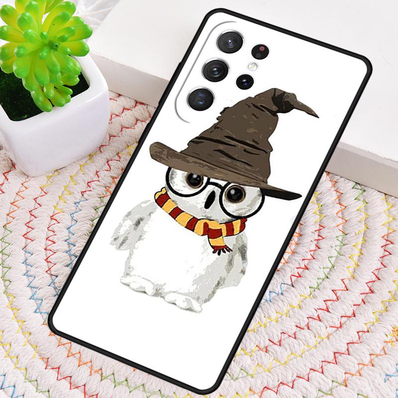 magical owl Silicone Phone Case For Samsung Galaxy note 10 pro S26 S25 S24 S23 S22 S21 Plus S25Ultra Capa Cover