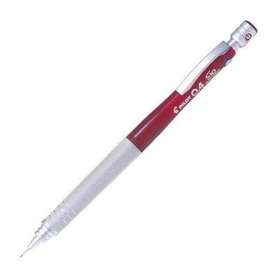 PILOT S10 0.4mm Mechanical Pencil, Transparent Red, Low Center of Gravity Design for Easy Use, Versatile for Studying, General Office Work, and