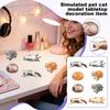 Simulated Pet Model, Children's Short,haired  Sleepy, Domestic Desktop Decoration.