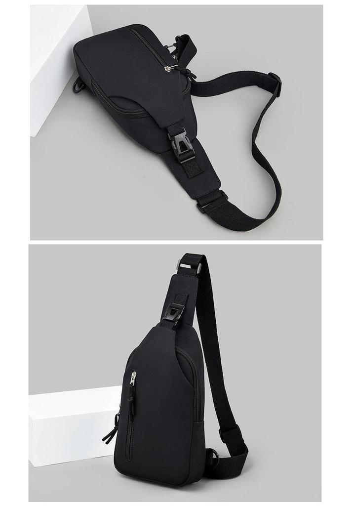 Men's Casual Crossbody Chest Bag - Large Capacity, Lightweight, Fashionable Sports Backpack for Mobile Phones