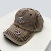 New Men Women Korean Embroidered Letters Mountain Baseball Hats Sunshade Retro Versatile ins Peaked Caps Personal Fashion Casual